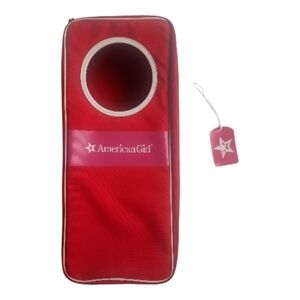 American Girl Red Doll Carrier Backpack